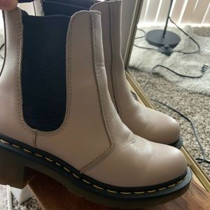Gently used off-white/lilac Cadence Dr. Martens
